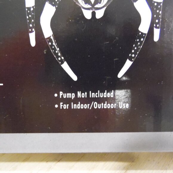 Huge 48 inch Inflatable Spider that also Glows in the dark Use inside or out - Picture 5 of 6